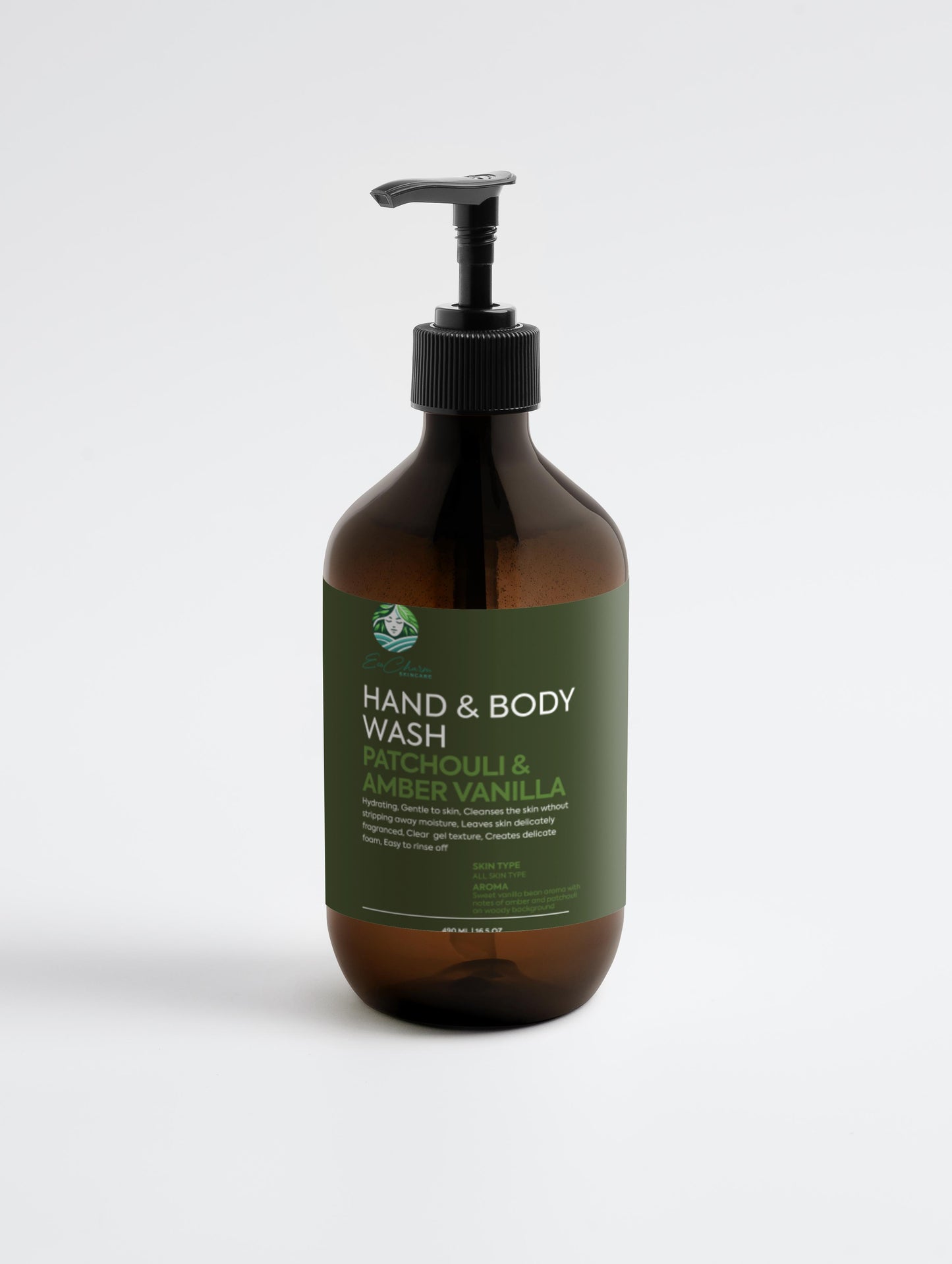 
                  
                    Hand & Body Wash, Patchouli & Amber Vanilla
                  
                